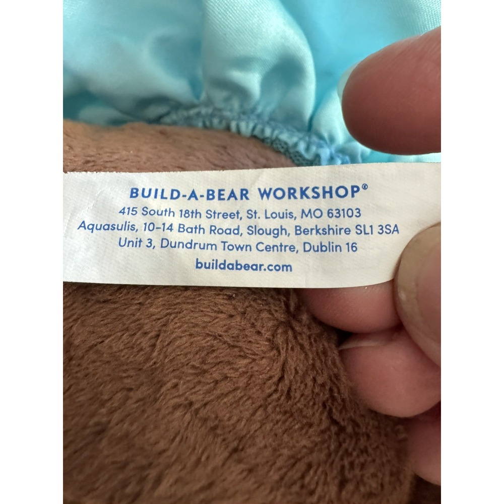 Build A Bear Sammy the Squirrel Plush '22 BAB Teal Daisy Dress Great Wolf Lodge - Picture 6 of 10